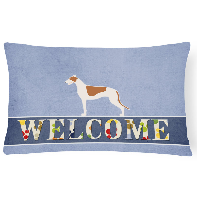 Coussin Greyhound Welcome