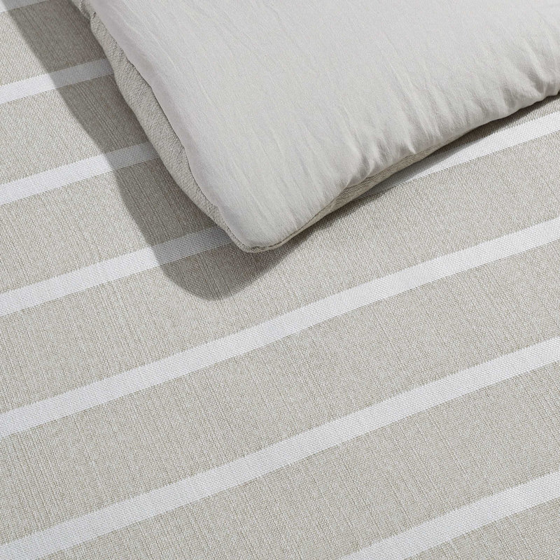 Ensemble d'édredon réversible Nautica Hadley, Édredon pour lit simple + 1 taie décorative stan