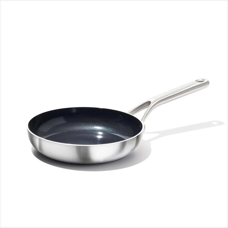 OXO Mira 3-Ply Stainless Steel Non-Stick Frying Pan, 8", 8.00" W
