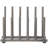 6-Pair Entryway Wood Boot Storage Rack-512965648
