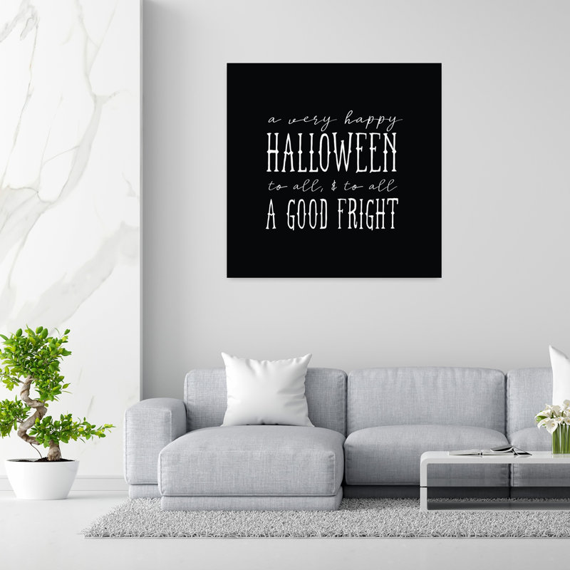 Halloween, art contemporain abstrait, H 48 po x l 48 po