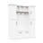 Spacious Hall Trees With Storage, White Mdf Farmhouse Entryway Organizer