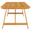 Ensemble de salle à manger de jardin 7 pièces Red Barrel Studio® - brun-1887011349