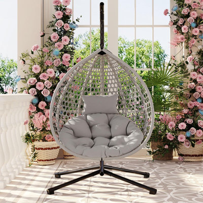 Versatile Hanging Egg Chair for Indoor and Outdoor Use