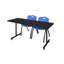 Table de formation en T Nick Nick, chaises empilables 2 M-51833536-32701892-32701883