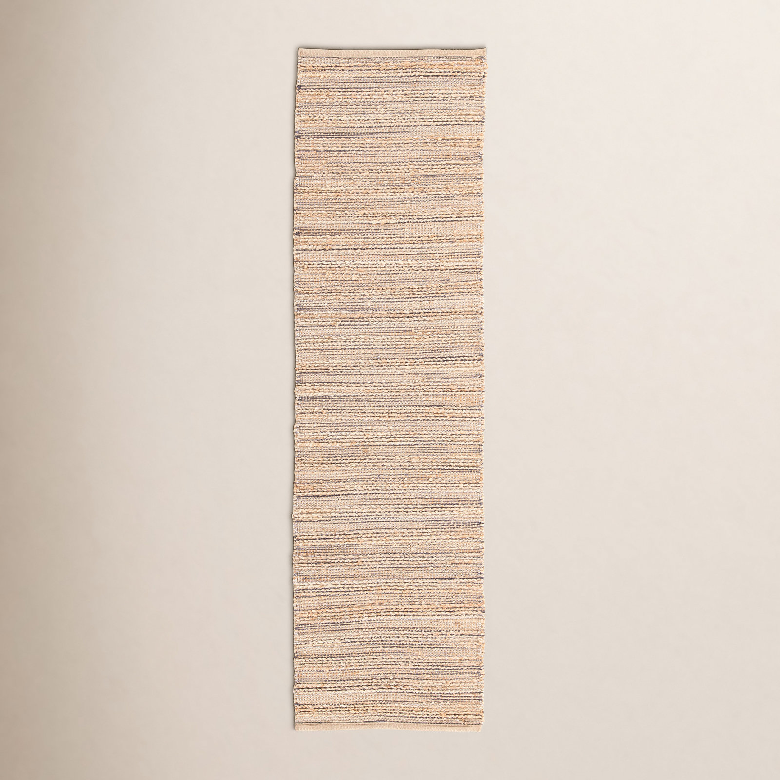 Caroline Tan Hand-Woven Rug, Runner 2'6" x 9'
