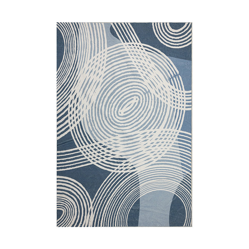Tapis super doux en faux cachemire lavable à la machine, Rectangle 6 pi x 9 pi