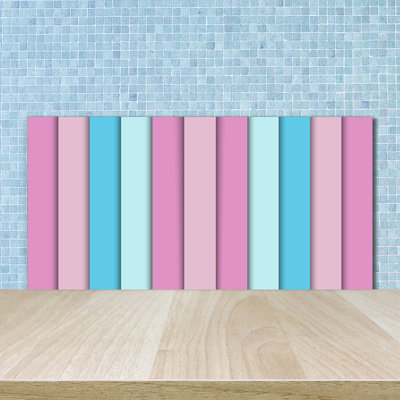 50cm W x 100cm L Glass Peel and Stick Panel