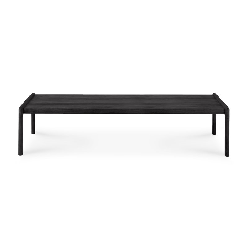 Jack Outdoor Square Teak Coffee Table, 26" W x 59.5" L