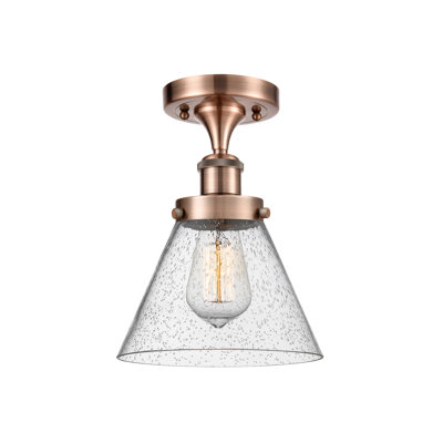 Plafonnier semi-encastré 1 lumière Alvonia