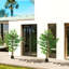 Ensemble de 2 ficus artificiels en pot-1996920194