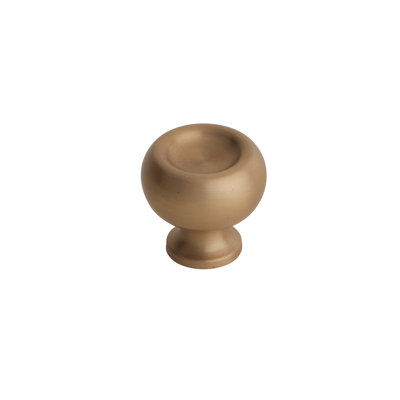 Emtek Atomic Cabinet Knob 1-1/4" Satin Brass
