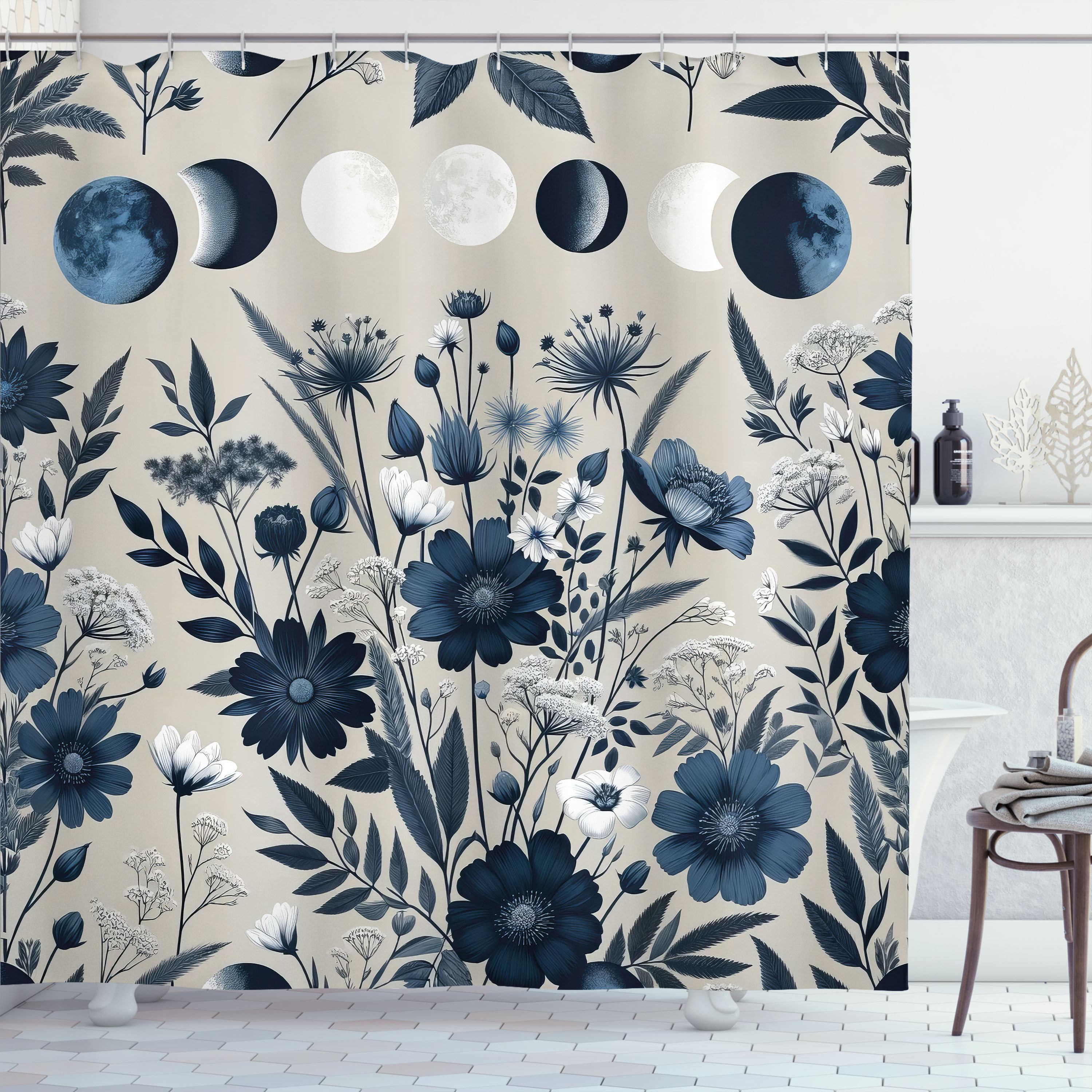 Amber Moon Garden Shower Curtain NCU0PTT3010