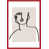 Red Framed Paper selected
