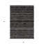 Tapis intérieur lavable rayé gris anthracite et gris 8 pi x 10 pi