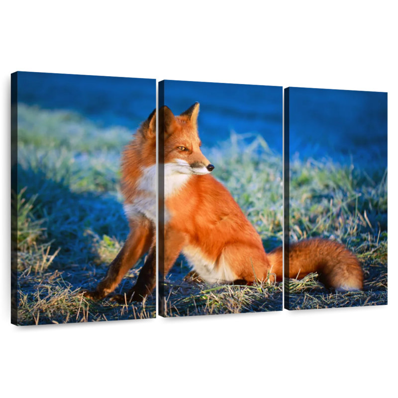 Brampt Regal Red Fox, 28" H x 45" W