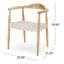 Rosetta Upholstered Armchair-1276039102