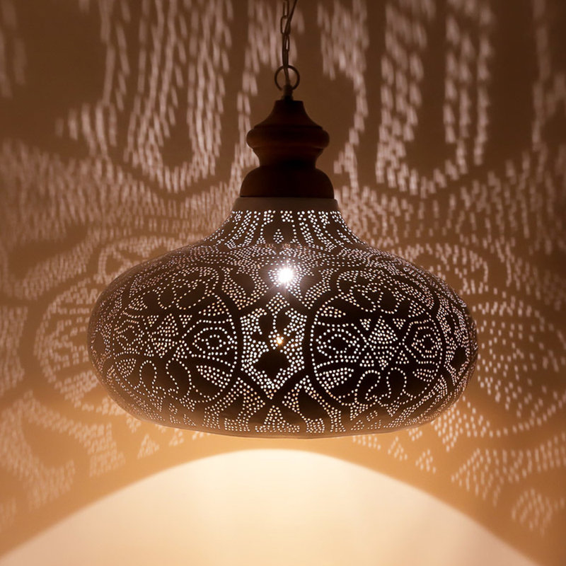 Chea 1 - Light Dome Pendant, White