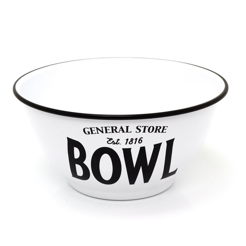 Happy Larry Spotts Iron Serving Bowl