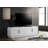 4-Door TV Stand With Adjustable Shelf For Living Room