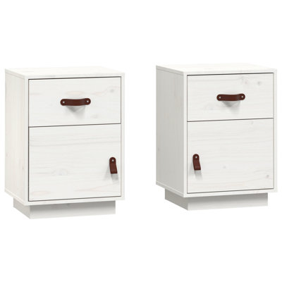 40cm W Solid Wood Bedside Table