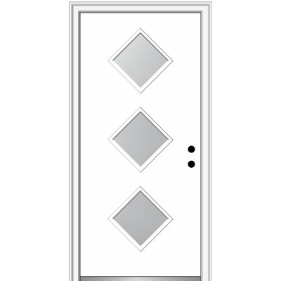 80'' Steel Front Entry Doors