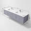Ensemble de meuble-lavabo double mural 84 po Geneva-1252781577-1335364446