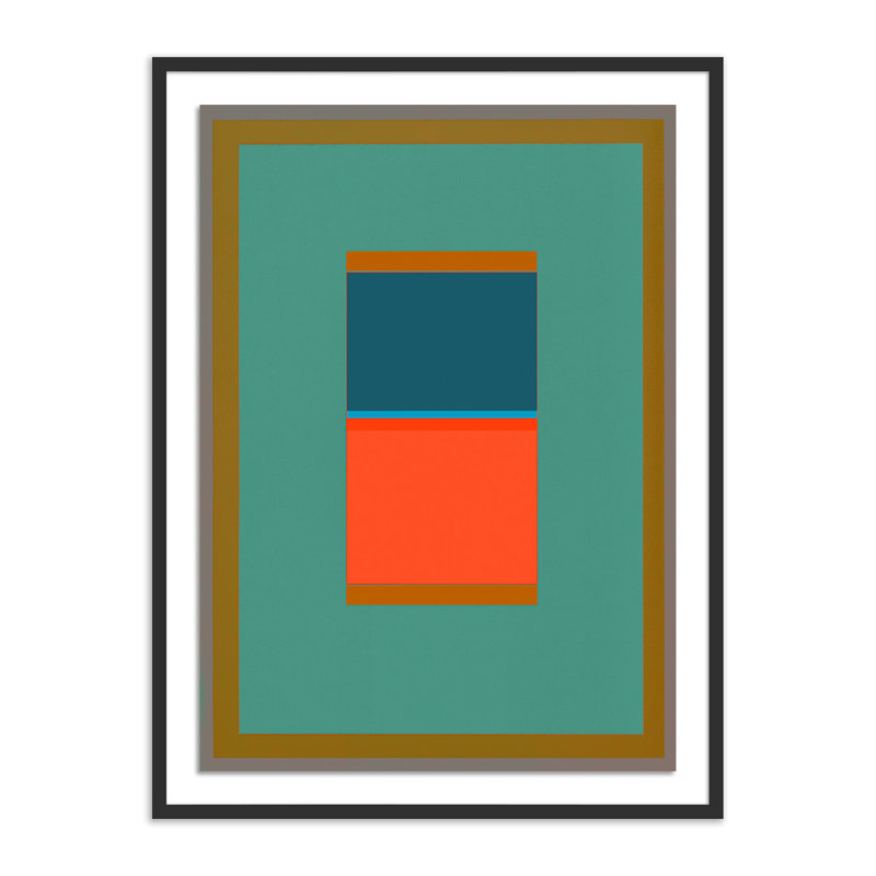 Resonance K Painting by David Grey, Black, 24" H x 18" W x 1.5" D