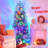 6FT Sliver Pre-Lit Artificial Christmas Tree