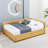 Naoyuki Full Size Linen Daybed with 2 Drawers-1043249909