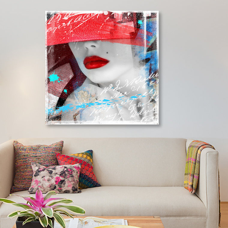 «Glamour IIII», impression sur toile, H 37 po x l 37 po x P 1,5 po, Toile tendue, Pas de tapis