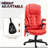 Heated Reclining Computer Chair With 6 Vibration Points,Massage Office Chair,Armrest And Remote-1102905385