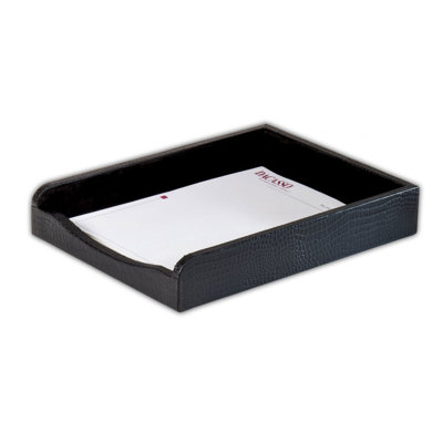 Porte-lettres noir à chargement frontal Jestude