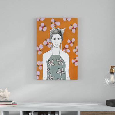 Pink Blossom Lady II by Melissa Wang - Painting Print