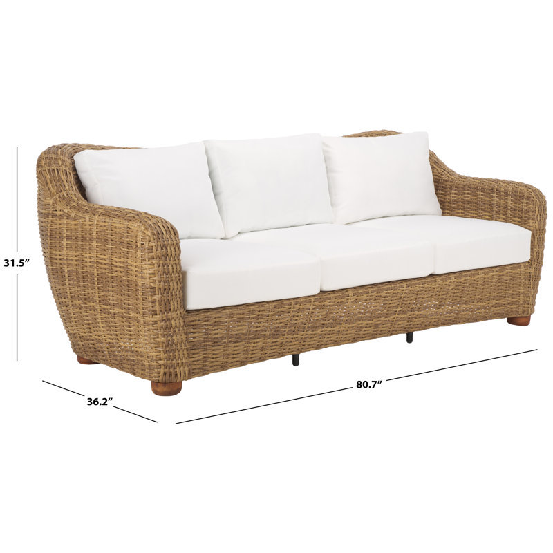 Melbourne Wicker 2 Piece Patio Conversation Set