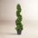 Wolfdale Artificial Potted Green Boxwood Spiral Tree