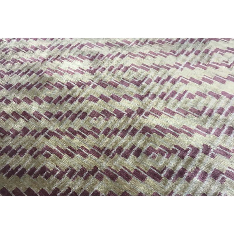 Hand-Knotted High-Quality Brown and Gray Area Rug