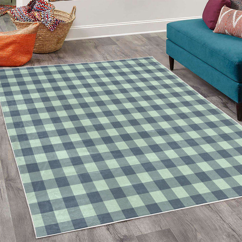 Tapis décoratif Sashko, Rectangle 4 pi x 5 pi 5 po