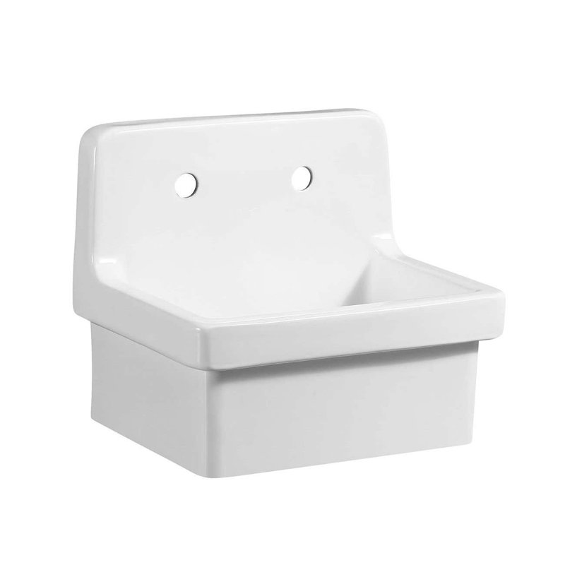 21.25 " L x 16.25 " W Wall Laundry Sink