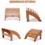 Repose-pieds Garden Furniture, toutes saisons - brun