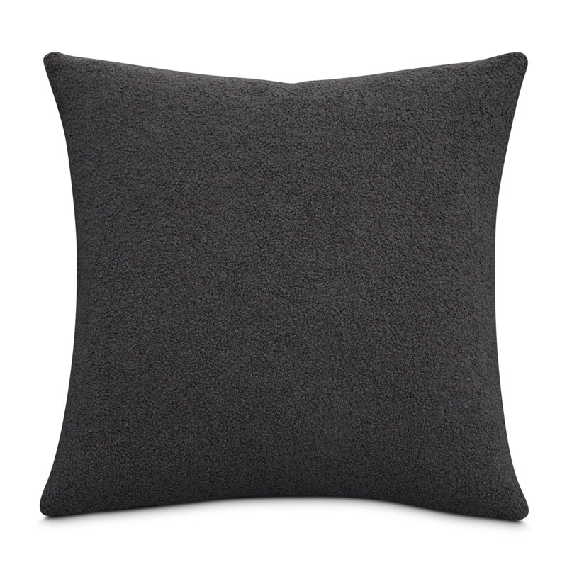 Shepard Feather Reversible Throw Pillow, Gray