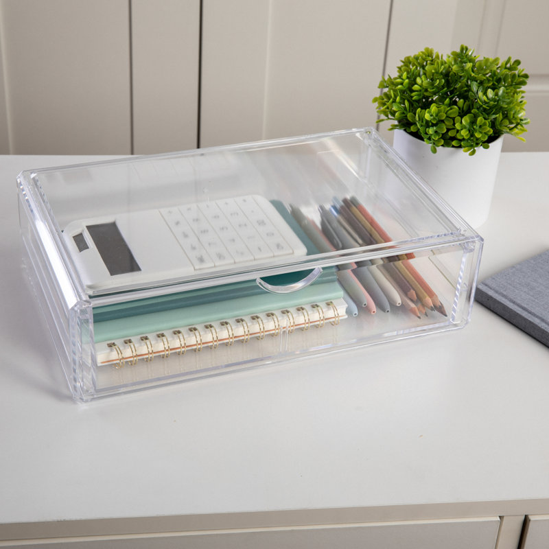 Boîte de rangement en plastique Martha Stewart