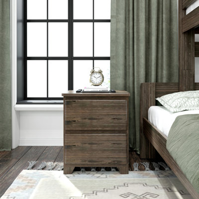 Kathryn 2 Drawer Solid Wood Nightstand by Greyleigh Baby & Kids