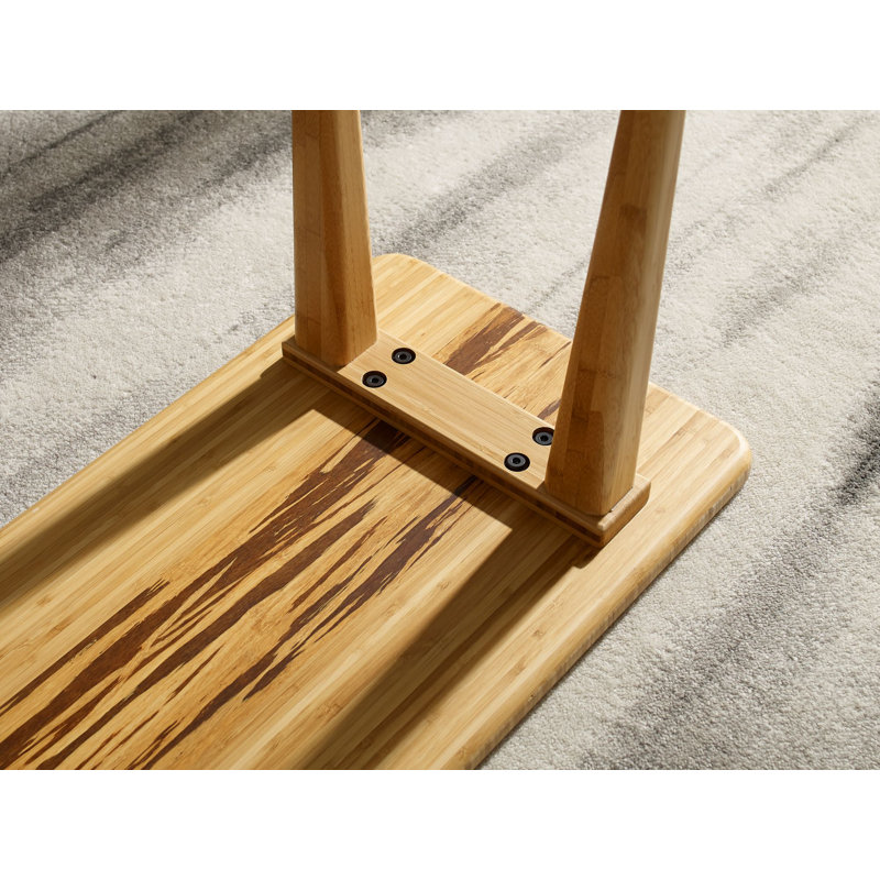 Rabideau Solid Wood Bench, Brown