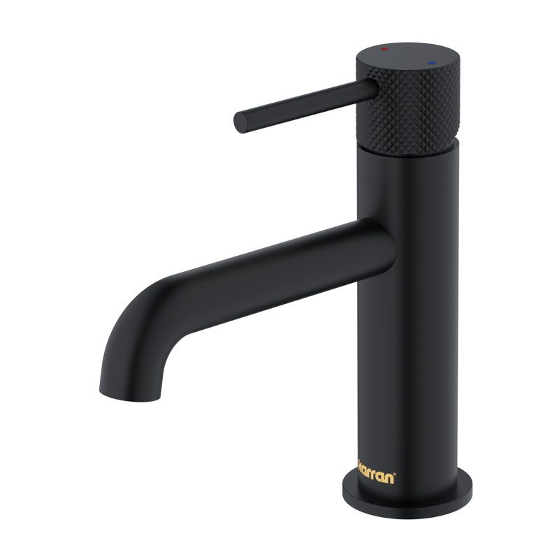 Tryst Single-Hole Single-handle Bathroom Faucet with Drain Assembly, Matte Black