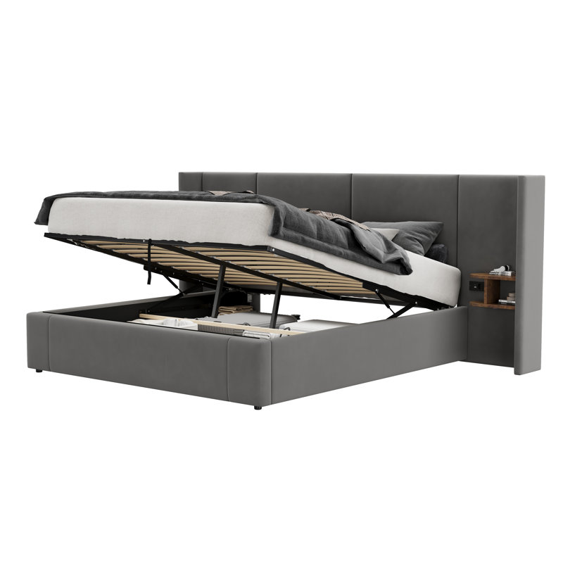 Upholstered Ottoman Storage Bed