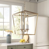 Finnegan 4 - Light Dimmable Lantern Geometric Chandelier