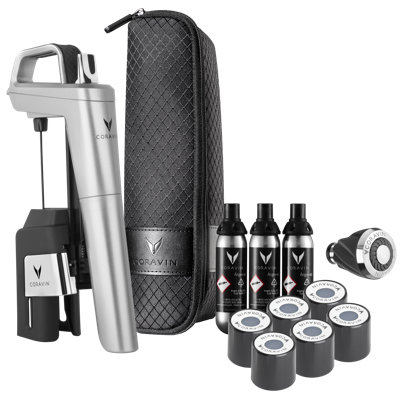 Timeless Coravin Model Six Wine Preserver and Opener Bundle