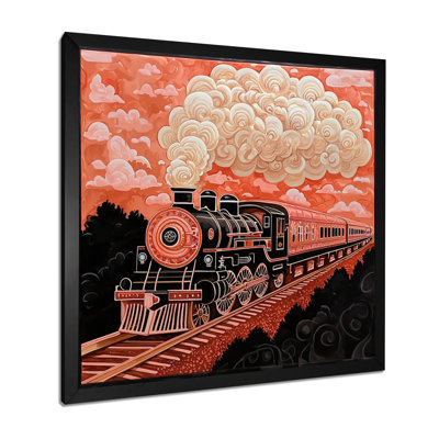 Impression sur toile Train Majestic