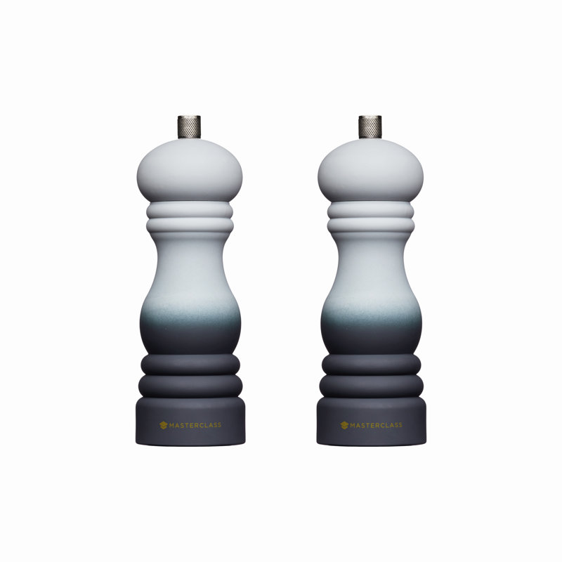 MasterClass Salt and Pepper Mill Set, Set of 2, Grey